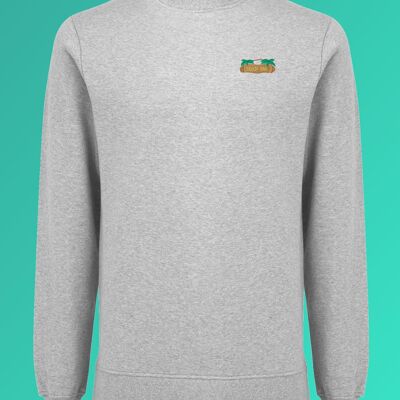 Beach Bar | Embroidered organic cotton men's sweater