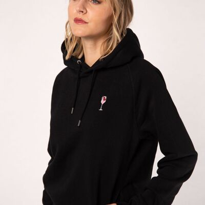 Berry Spritz | Embroidered organic cotton women's hoodie