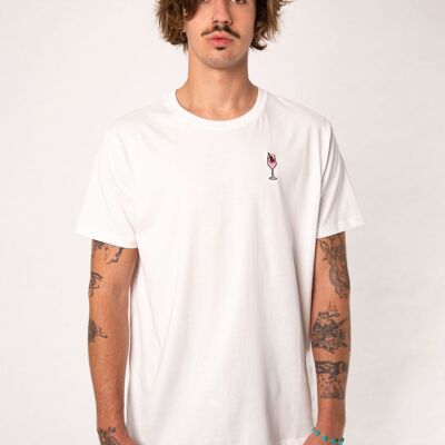 Berry Spritz | Embroidered men's organic cotton t-shirt