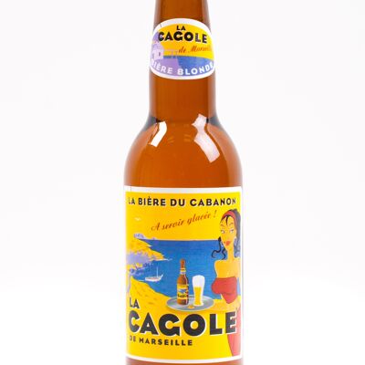 LA CAGOLE CERVEZA RUBIA 33cl