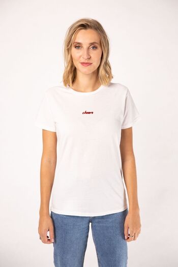 Santé | T-shirt coton bio femme brodé 4