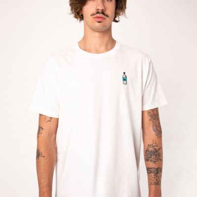 air | Embroidered men's organic cotton t-shirt