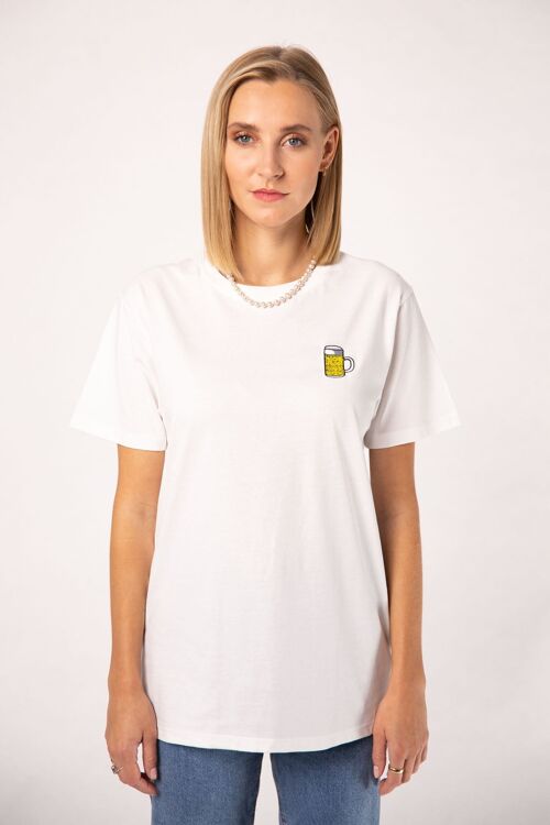 Maßkrug | Besticktes Oversized Bio Baumwoll T-Shirt
