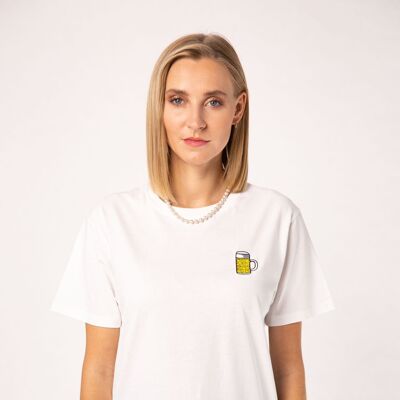 Maßkrug | Besticktes Oversized Bio Baumwoll T-Shirt