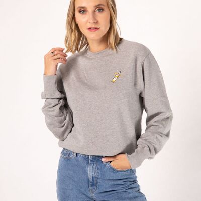 mate | Embroidered organic cotton women's sweater