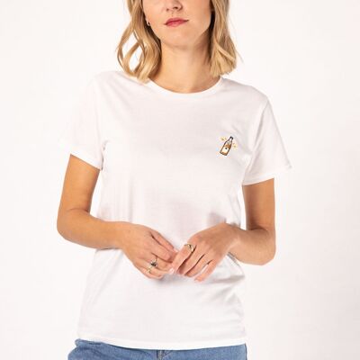 compañero | Camiseta de mujer de algodón orgánico bordada