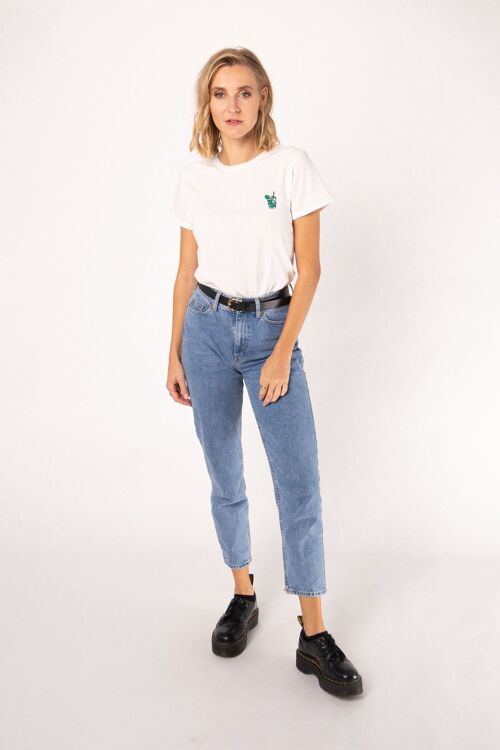 Mojito | Besticktes Frauen Bio Baumwoll T-Shirt