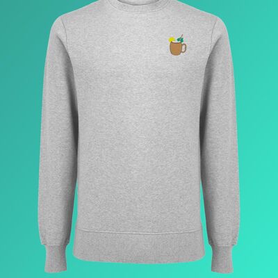 Moscow Mule | Embroidered organic cotton men's sweater