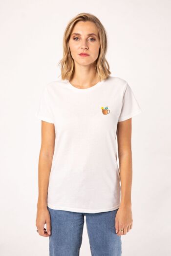 Mulet de Moscou | T-shirt coton bio femme brodé 1