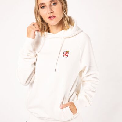 Negroni | Embroidered organic cotton women's hoodie
