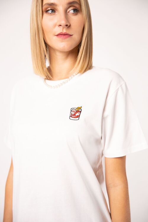 Negroni | Besticktes Frauen Oversized Bio Baumwoll T-Shirt