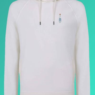 Ouzo | Embroidered organic cotton women's hoodie