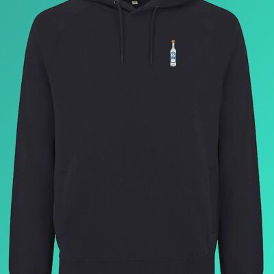 Ouzo | Embroidered organic cotton men's hoodie