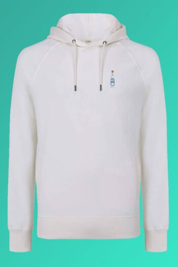 Ouzo | Sweat à capuche homme coton bio brodé 2