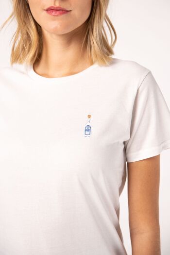 Ouzo | T-shirt coton bio femme brodé 2
