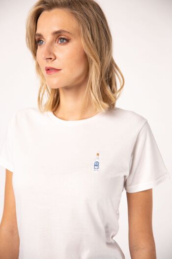 Ouzo | T-shirt coton bio femme brodé 3