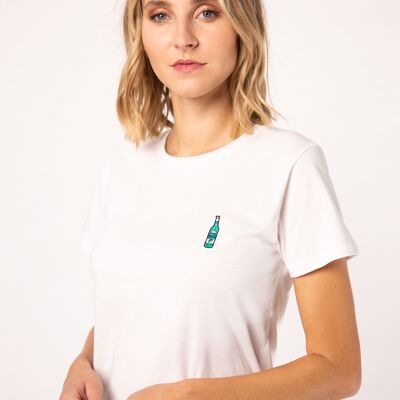Pimienta | Camiseta de mujer de algodón orgánico bordada