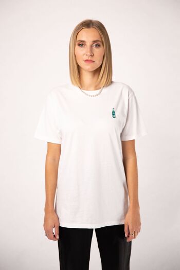 Poivre | T-shirt femme oversize en coton bio brodé 1