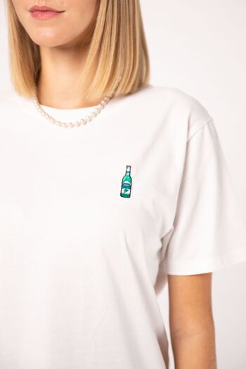 Poivre | T-shirt femme oversize en coton bio brodé 2