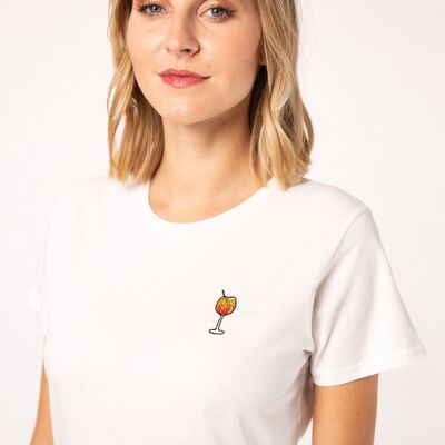 Splash | Embroidered women's organic cotton T-shirt