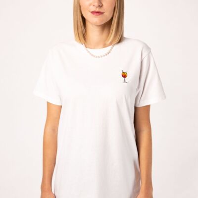 Splash | Embroidered women's oversized organic cotton t-shirt