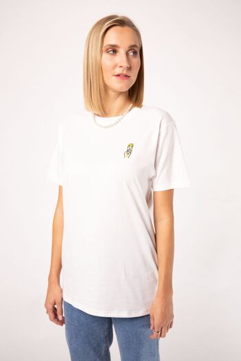 Shot de tequila | T-shirt femme oversize en coton bio brodé 1