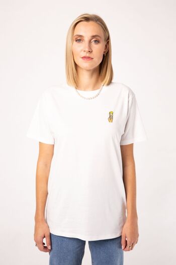 Shot de tequila | T-shirt femme oversize en coton bio brodé 4