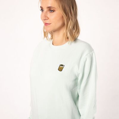 Whiskey Sour | Embroidered organic cotton women's sweater