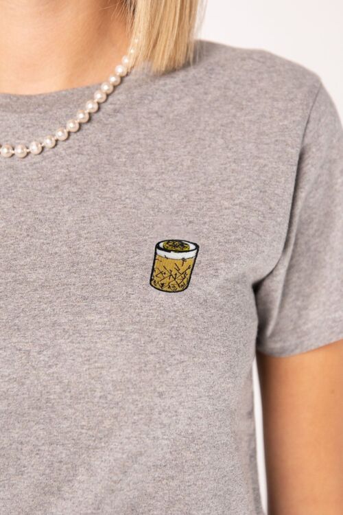 Whisky Sour | Besticktes Frauen Bio Baumwoll T-Shirt