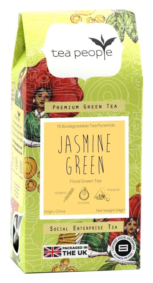 Jasmine Green - 15 Pyramid Retail Pack