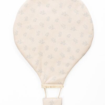 Decorative hot air balloon Blue print