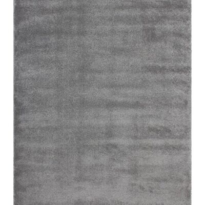 Alfombra Softtouch plata 160 x 230 cm