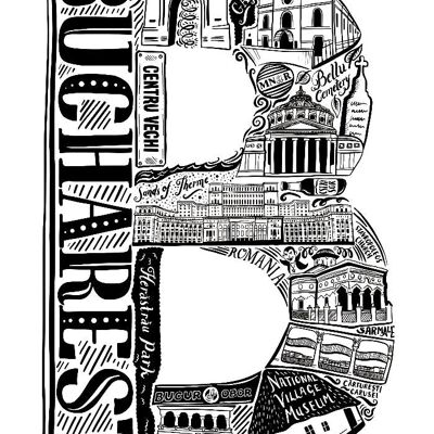 Bucharest Print