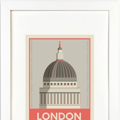 London Stamp print