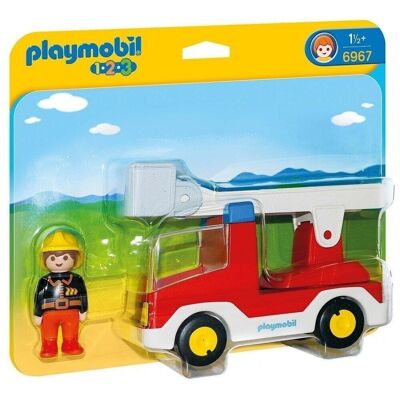 Playmobil 1.2.3 Camión bomberos