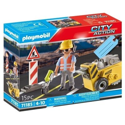 Playmobil City Action Trabajador construcción