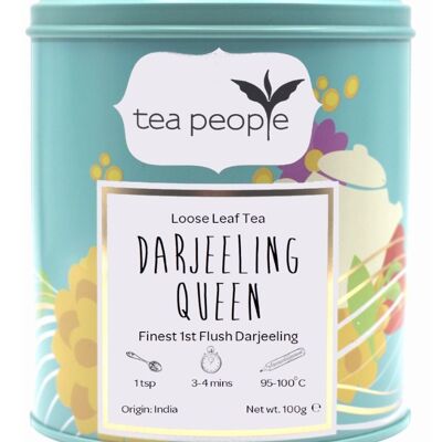 Darjeeling Queen - Carrito de lata de 100 g