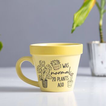 Il y a 20 plantes Plant-a-holic Plant Pot Mugs - Cadeaux de jardinage 1