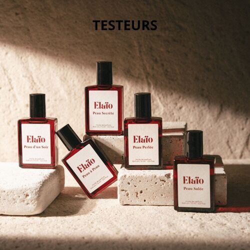 HUILE DE PARFUM - LOT DE 5 TESTEURS