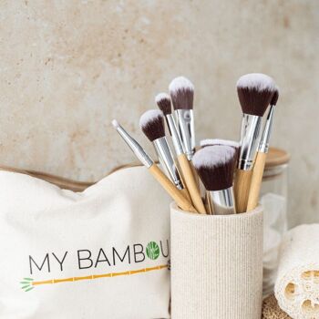 Pinceaux Maquillage Bambou (set de 6 ou 11) - My Bambou 1
