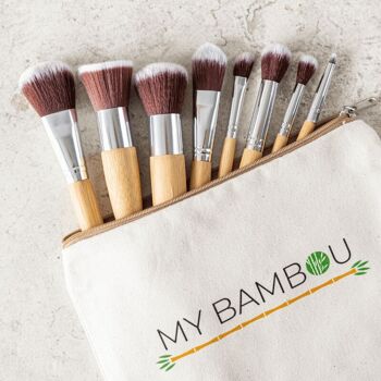 Pinceaux Maquillage Bambou (set de 6 ou 11) - My Bambou 2