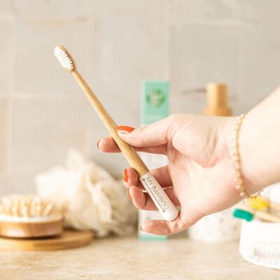 Adult Bamboo Toothbrush Soft Bristles - My Bambou