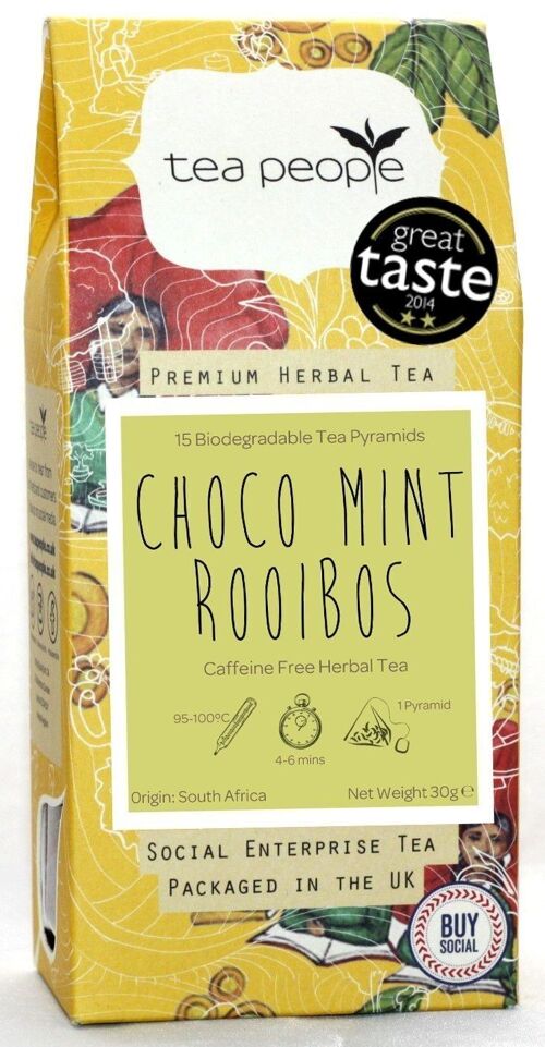 Choco Mint Rooibos - 15 Pyramid Retail Pack