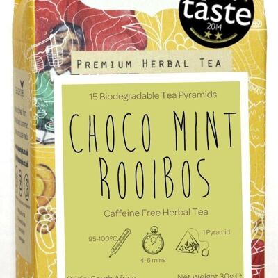 Choco Mint Rooibos - 15 Pyramide Einzelhandelspackung