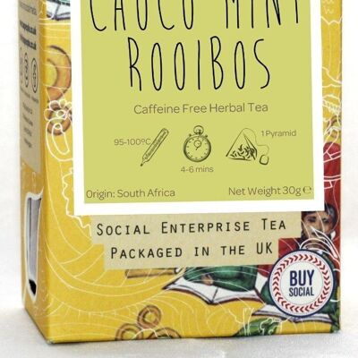 Choco Mint Rooibos - Confezione da 15 Piramidi al dettaglio