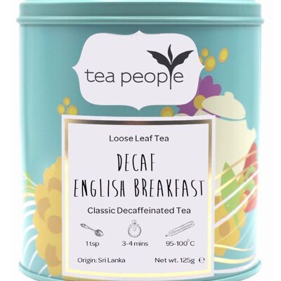 Decaf English Breakfast - 125g Tin Caddy