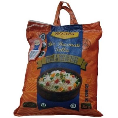 Riz Basmati 1121 Sella d'Inde en sachet 5kg