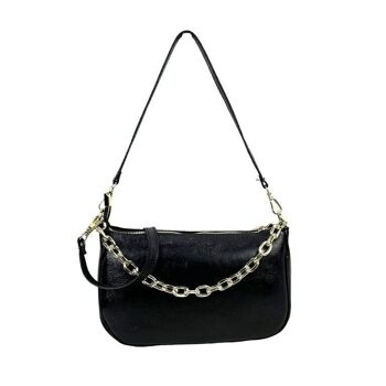 Sac en Cuir Métallisé Effet Brillant pour Femme. Collection printemps-été 7