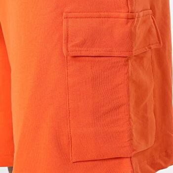 Ensemble Short / Tee Shirt 500-6 Orange 5