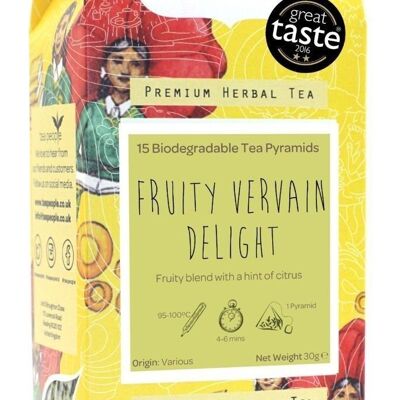 Fruity Vervain Delight - Paquete minorista de 15 pirámides